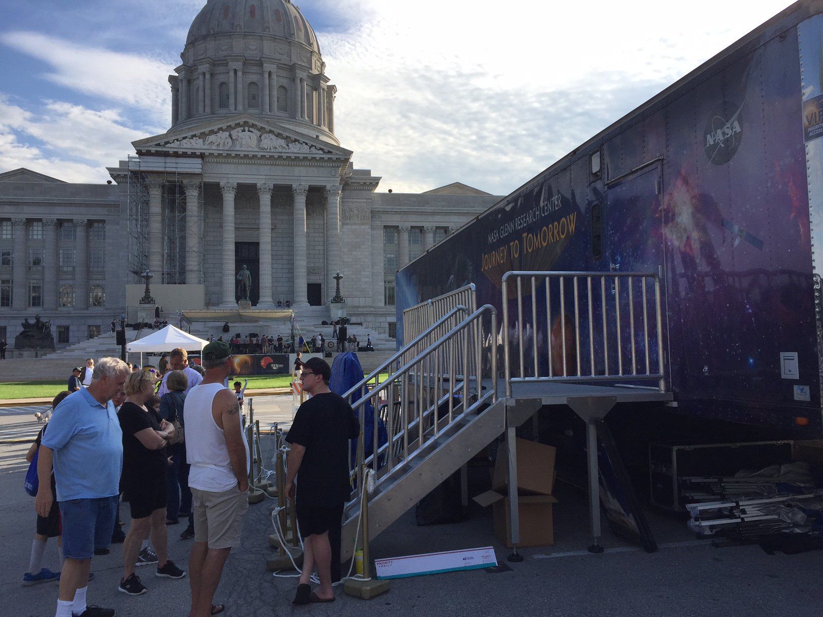 Eclipse day at the Capitol